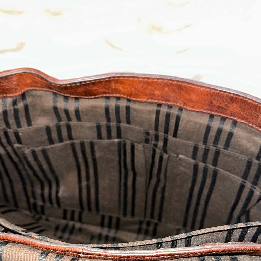 Frye Genuine Leather Messenger Bag - Picture 11 of 14